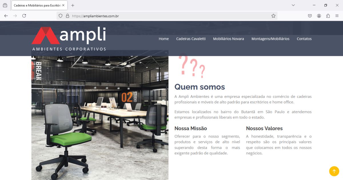 detalhe cliente Ampli Ambientes