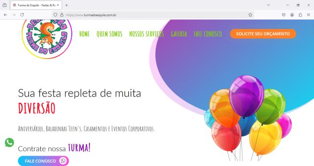 Cliente Recreação Turma do Esquilo